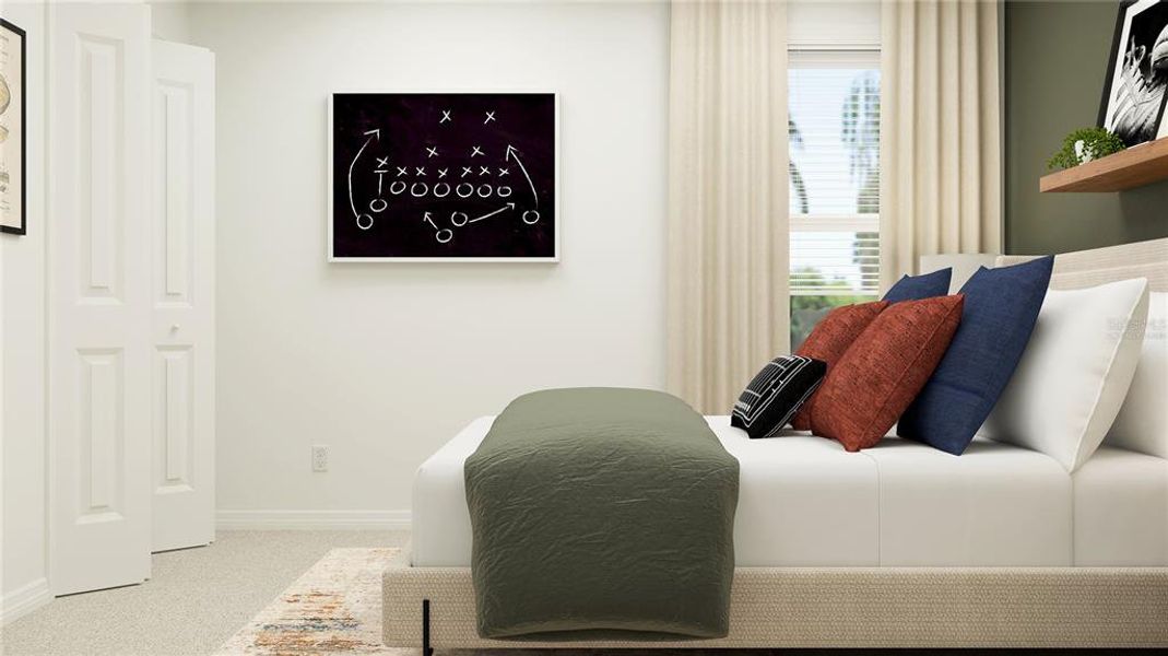 Furnished interior view inside a new home in , Haines City (Image 19).