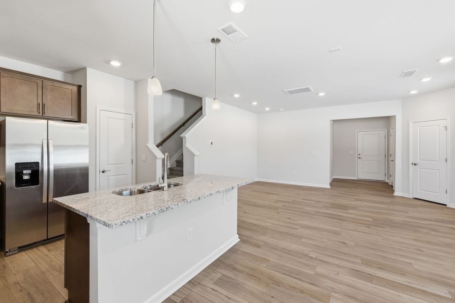 Furnished interior view inside a new home in Poets Walk, Whitsett (Image 37).
