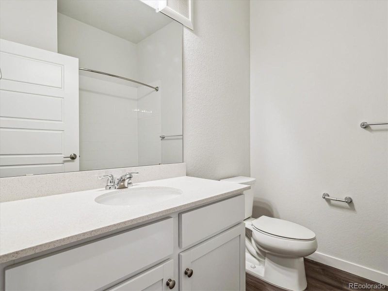 Furnished interior view inside a new home in Condo Collection at Grand Vue at Interlocken, Broomfield (Image 7).