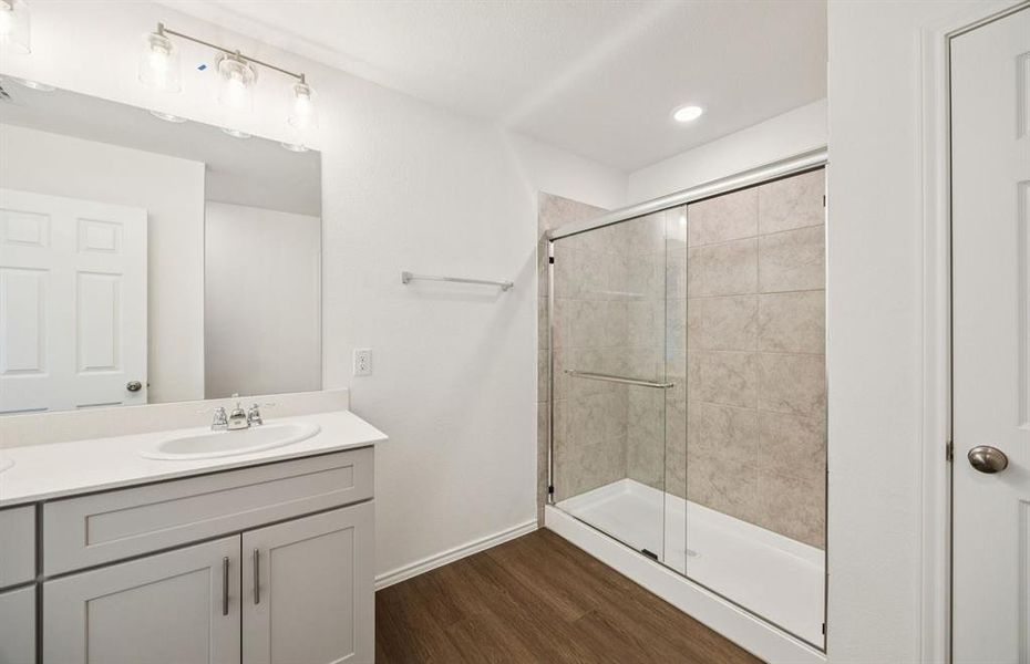 Owner's private bath with full shower