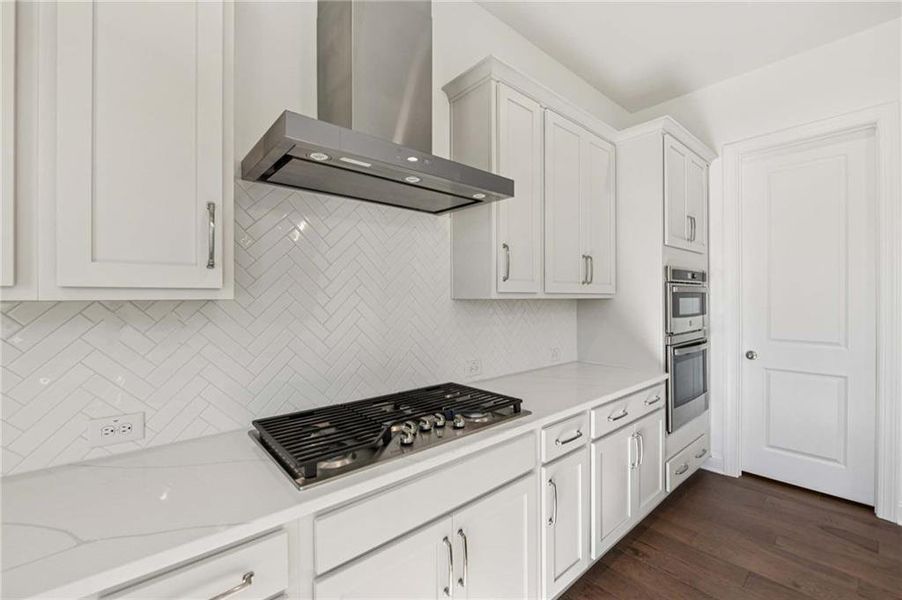 Close-up of interior finishes inside a home in East Harbor II at Chestatee, Dawsonville (Image 14).