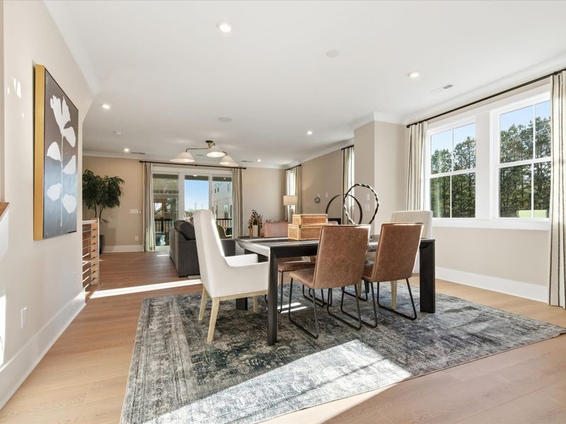 Representative furnished interior of a home built from the Regent by Tri Pointe Homes in Ascend, Charlotte (Image 16).