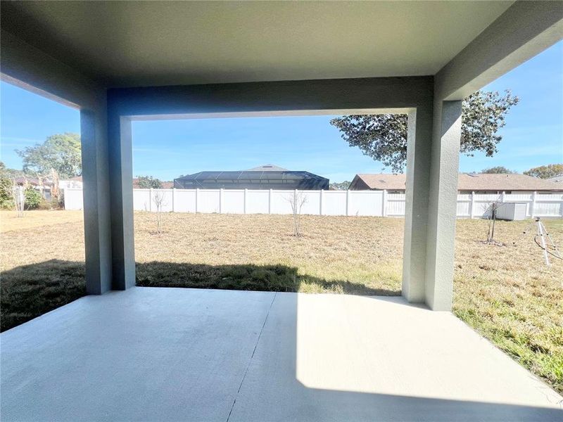 Exterior details and patio area of a home in Palm Coast, Palm Coast (Image 4).