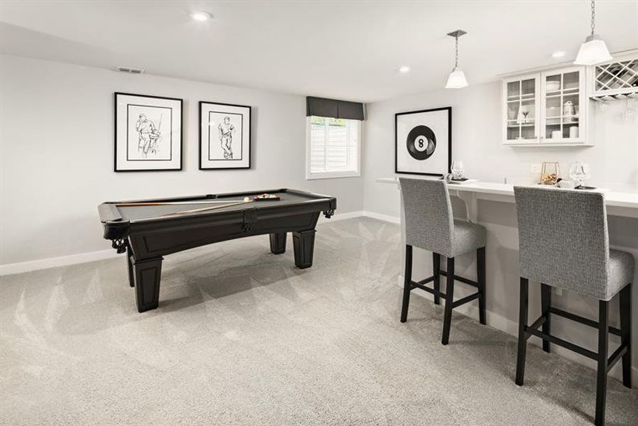 Representative furnished interior of a home built from the Plan by Ryan Homes in Everly, Spartanburg (Image 19).
