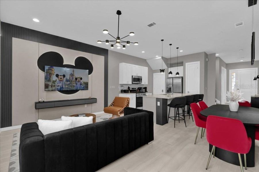 Furnished interior view inside a new home in , Kissimmee (Image 3).