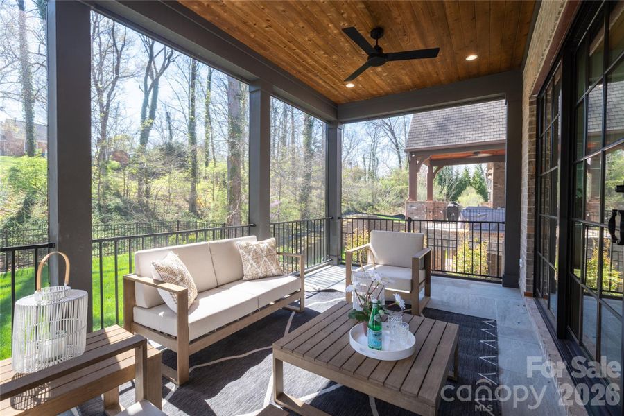 Exterior details and patio area of a home in , Charlotte (Image 21).