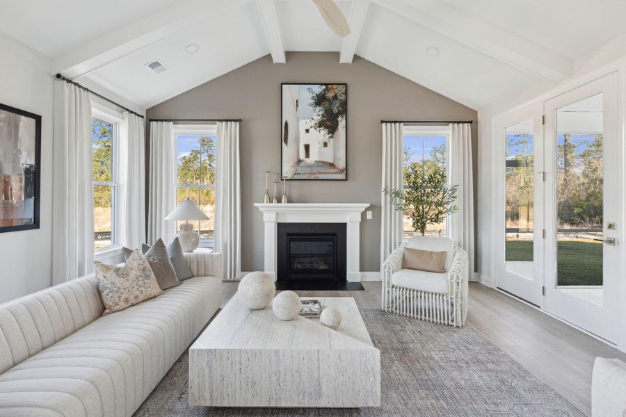 Furnished interior view inside a new home in , Summerville (Image 33). Furnished interior view inside a new home in , Summerville (Image 33).