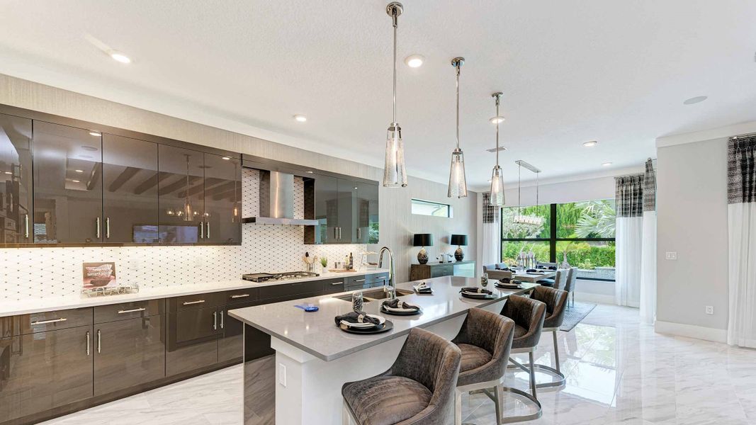 Kitchen - Model shown is without Bonus Room