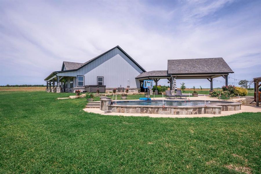 Front exterior of a new home in , Troup, TX, highlighting curb appeal (Image 19). Front exterior of a new home in , Troup, TX, highlighting curb appeal (Image 19).
