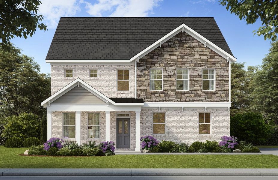 Representative exterior photo of a completed home built from the Summit by D.R. Horton in Westland, Bogart, GA (Image 2).
