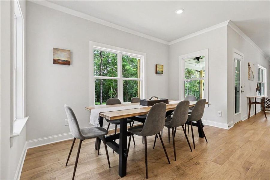 Furnished interior view inside a new home in , Marietta (Image 15).