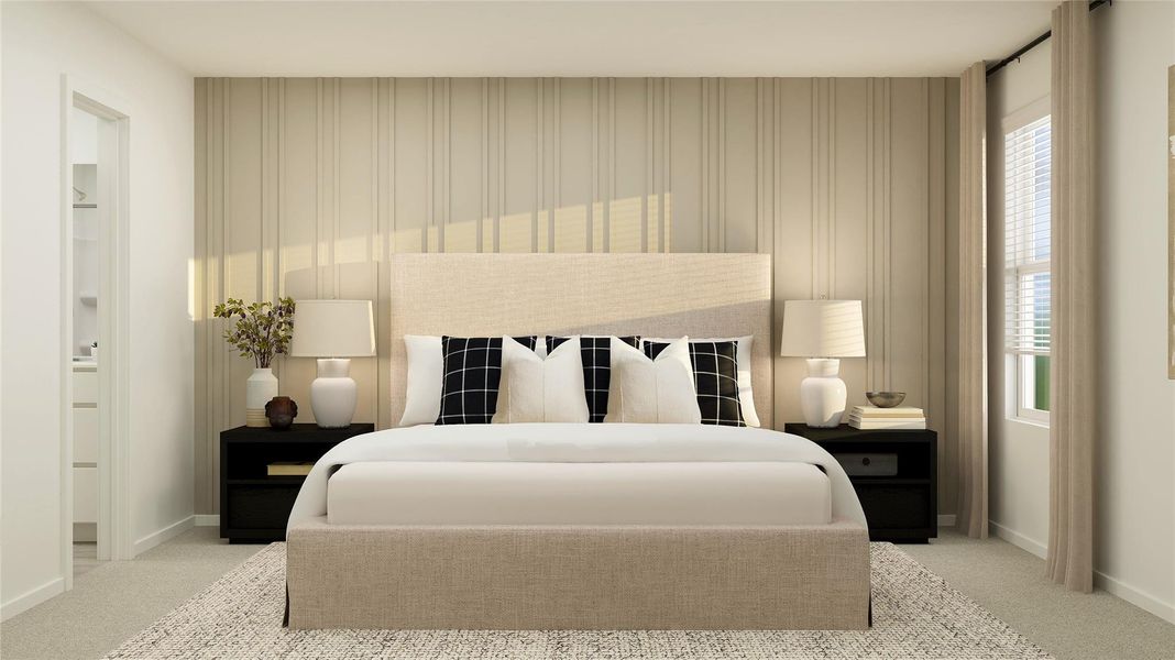 Furnished interior view inside a new home in Synova, Crosby (Image 16).