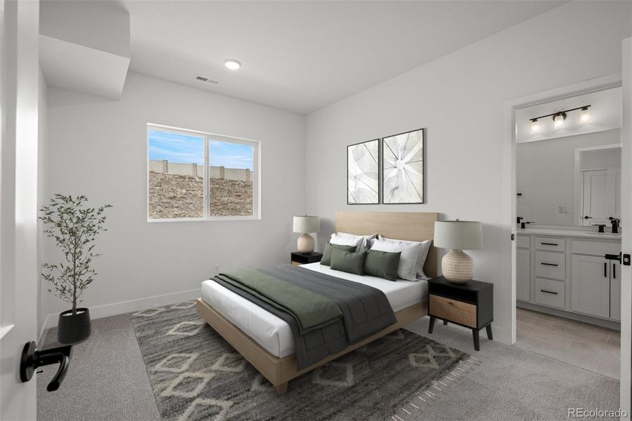 Furnished interior view inside a new home in Trailside at Cottonwood Creek, Colorado Springs (Image 5).