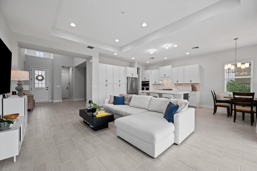 Furnished interior view inside a new home in , Westlake (Image 46).