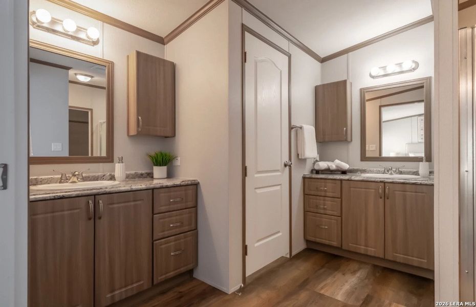 Furnished interior view inside a new home in , Elmendorf (Image 5).