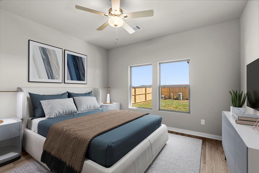 Furnished interior view inside a new home in Cypress Green, Hockley (Image 8).