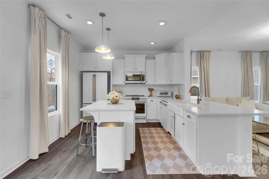 Furnished interior view inside a new home in Aubreywood, Charlotte (Image 8).