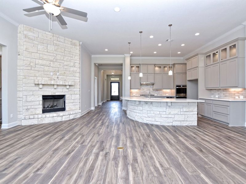 Image 272 representing the Siena III by Giddens Homes in Clearwater Ranch, Liberty Hill, TX.