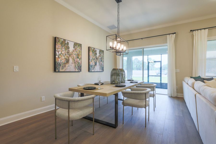 Furnished interior view inside a new home in Sugarmill Woods, Homosassa (Image 7).