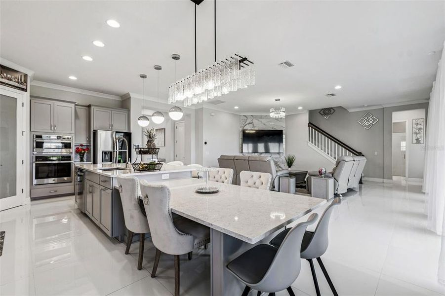 Furnished interior view inside a new home in Mirada, San Antonio (Image 13).
