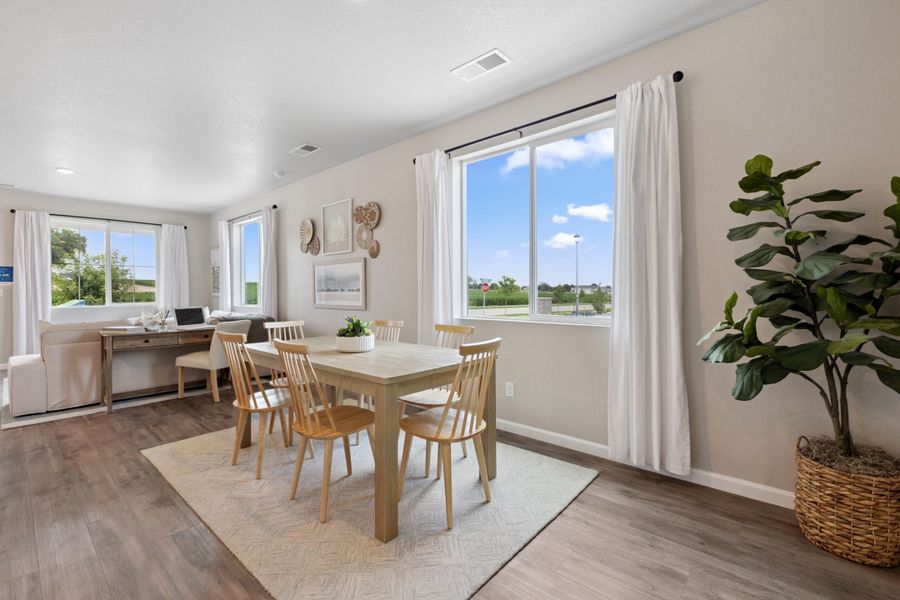 Representative furnished interior of a home built from the Biscayne by Landsea Homes in Pintail Commons at Johnstown Village, Johnstown (Image 40).