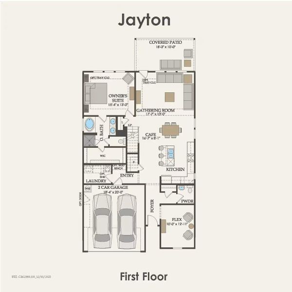2D floor plan layout of this home in Montgomery Bend, Montgomery, TX (Image 13).