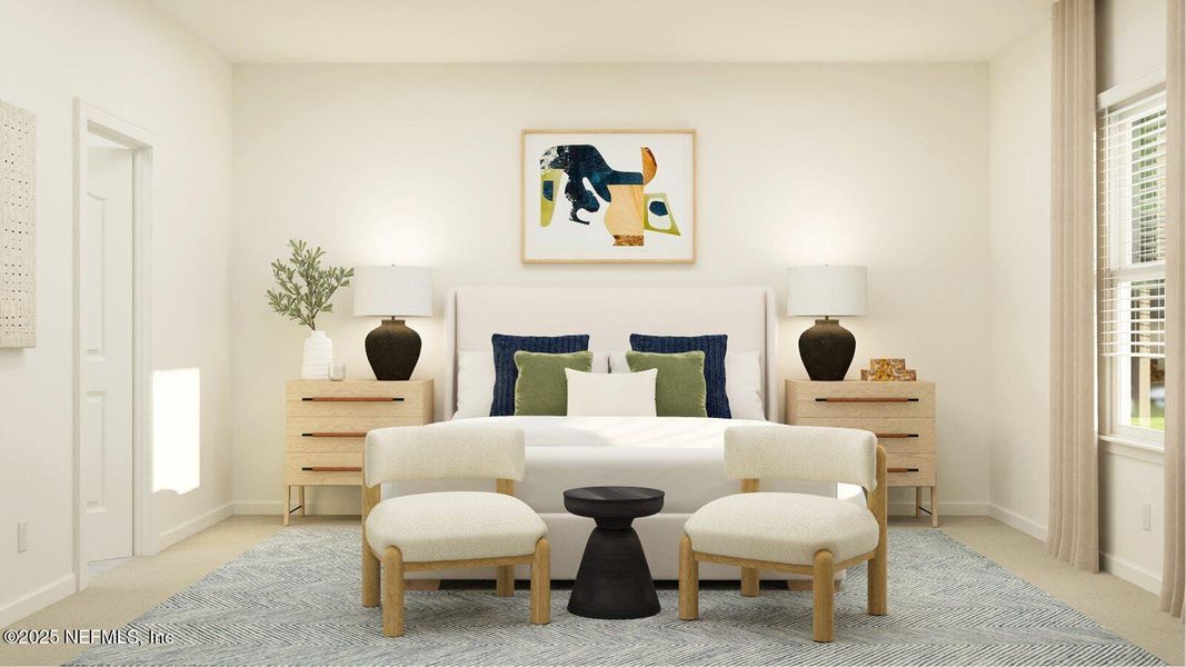 Furnished interior view inside a new home in Silver Falls Single Family at SilverLeaf, St. Augustine (Image 10).