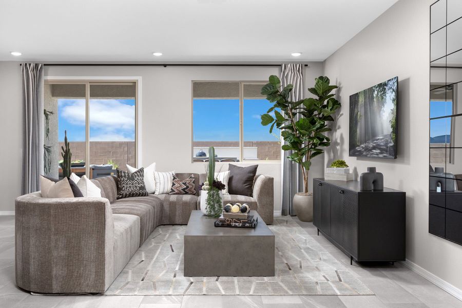 Representative furnished interior of a home built from the Brandy by Mattamy Homes in Rosewood Heights, San Tan Valley (Image 10).