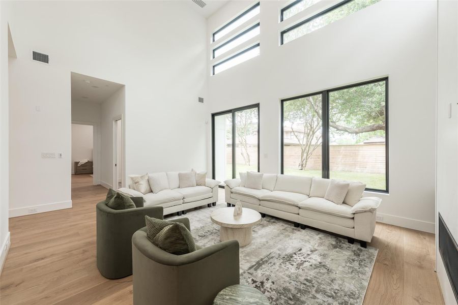 Furnished interior view inside a new home in , Houston (Image 9).