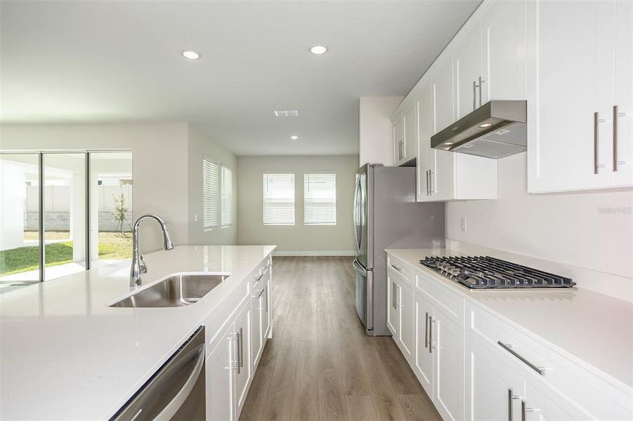 Furnished interior view inside a new home in Pasadena Woods, Dade City (Image 6).