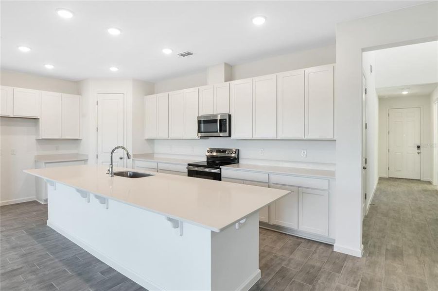 Furnished interior view inside a new home in Seasons at Aurora Oaks, Ocala (Image 9).
