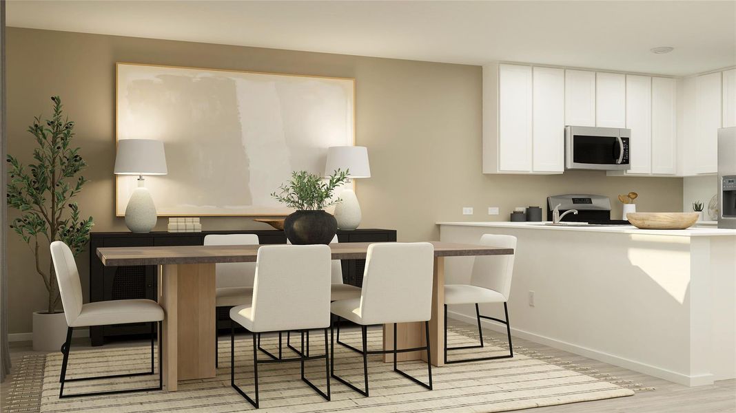 Furnished interior view inside a new home in Clayton Ranch, Copperas Cove (Image 30).