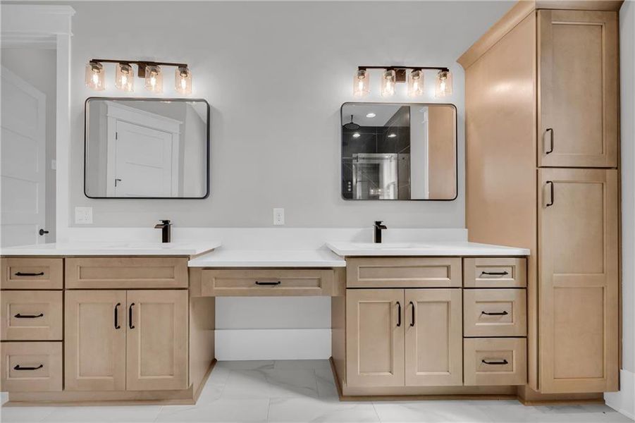 Furnished interior view inside a new home in , Monroe (Image 18).