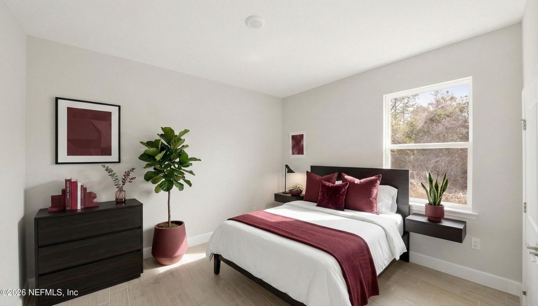 Furnished interior view inside a new home in , Palm Coast (Image 16).