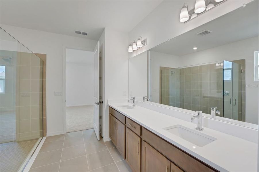 Furnished interior view inside a new home in Tuscan Hills, Dade City (Image 15).
