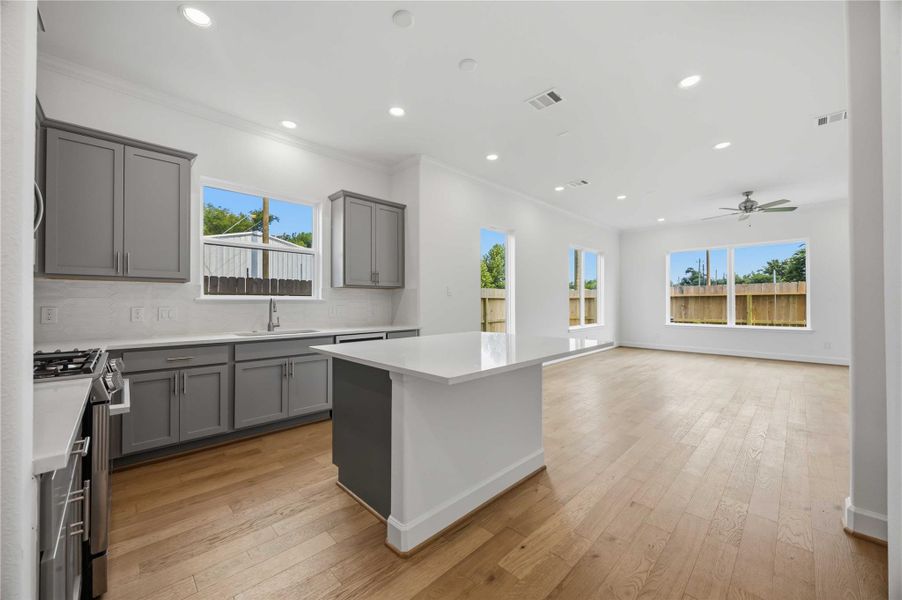 Furnished interior view inside a new home in , Houston (Image 7).