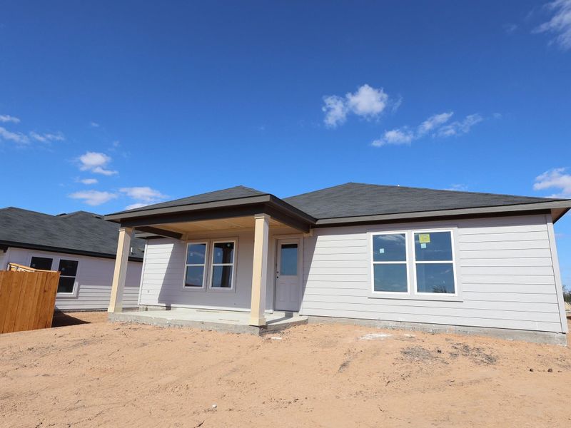 Exterior details and patio area of a home in Carillon, Manor (Image 6). Exterior details and patio area of a home in Carillon, Manor (Image 6).
