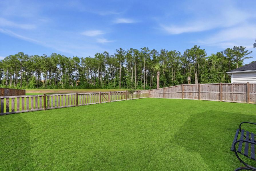 Exterior details and patio area of a home in Cypress Preserve, Moncks Corner (Image 31). Exterior details and patio area of a home in Cypress Preserve, Moncks Corner (Image 31).