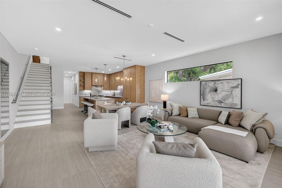 Furnished interior view inside a new home in , Fort Lauderdale (Image 13).