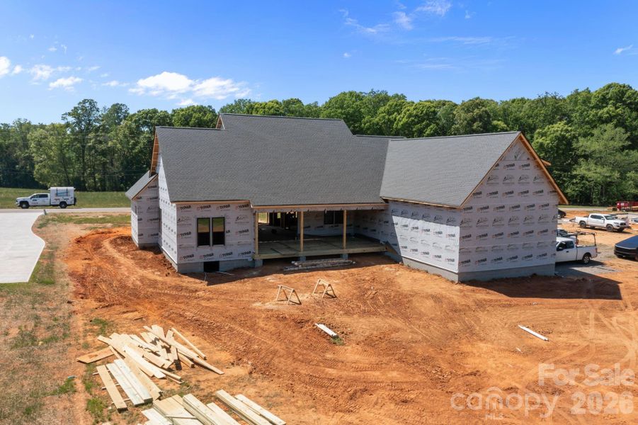 In-progress construction of a new home in , Statesville, NC (Image 4).