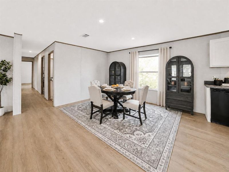 Furnished interior view inside a new home in , Poolville (Image 16).