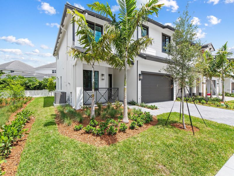 Representative exterior photo of a completed home built from the The Mainsail by 13th Floor Homes in Marina Landings, Fort Lauderdale, FL (Image 20).