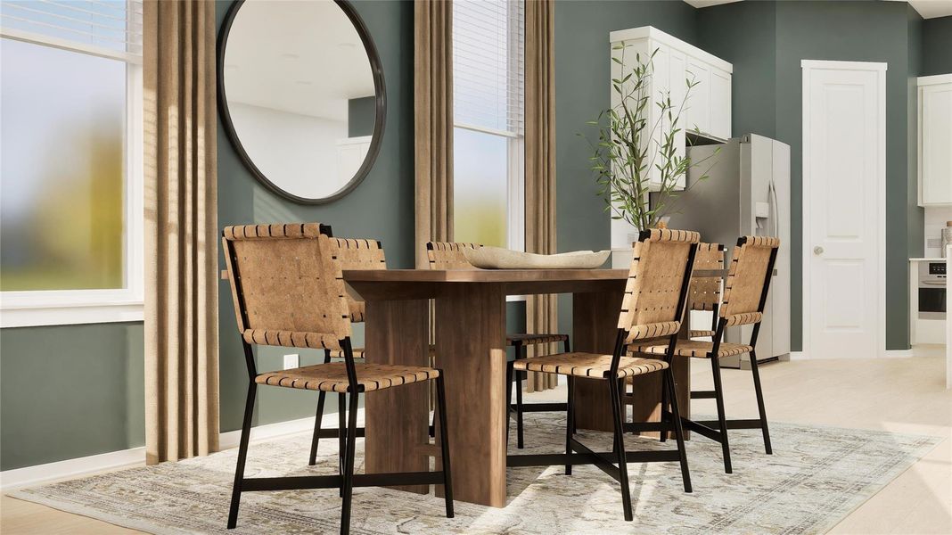 Furnished interior view inside a new home in The Preserve at Rosenberg, Rosenberg (Image 30).