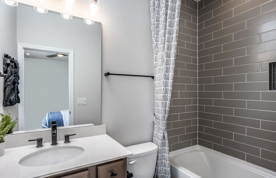 Furnished interior view inside a new home in Lewiston Meadows, Greensboro (Image 18).