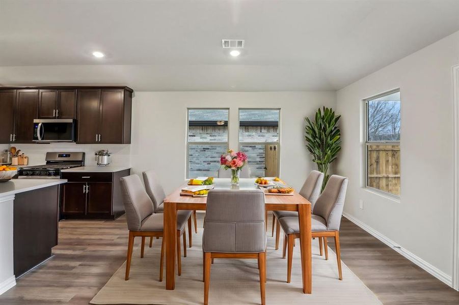 Photo is not of the actual home, but is an inspirational photo of builder’s model home and may depict options, furnishings, and/or decorator features that are not included.