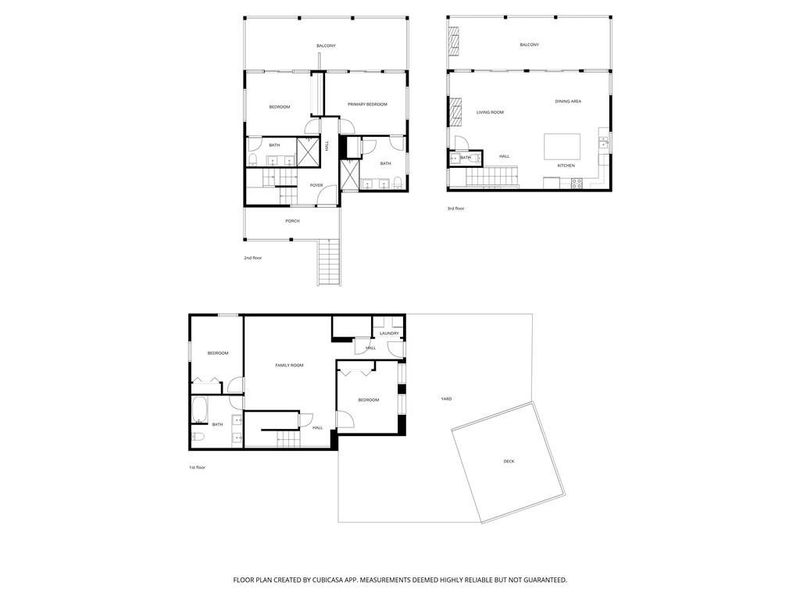 2D floor plan layout of this home in , Blue Ridge, GA (Image 3).