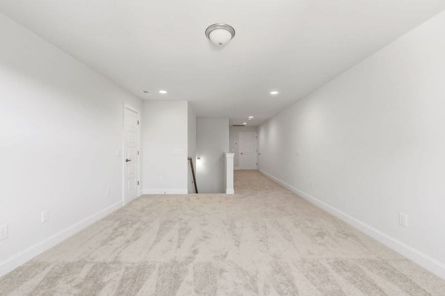 Representative unfurnished interior of a home built from the Cosmopolitan by Keystone Homes NC in Weybridge, Burlington (Image 113). Representative unfurnished interior of a home built from the Cosmopolitan by Keystone Homes NC in Weybridge, Burlington (Image 113).