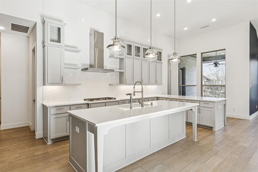 Furnished interior view inside a new home in , Aubrey (Image 17).