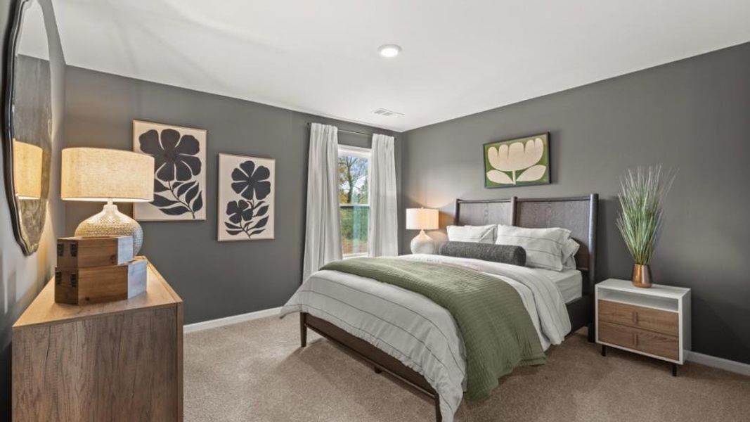 Furnished interior view inside a new home in Thalley Creek Estates, Cumming (Image 58).