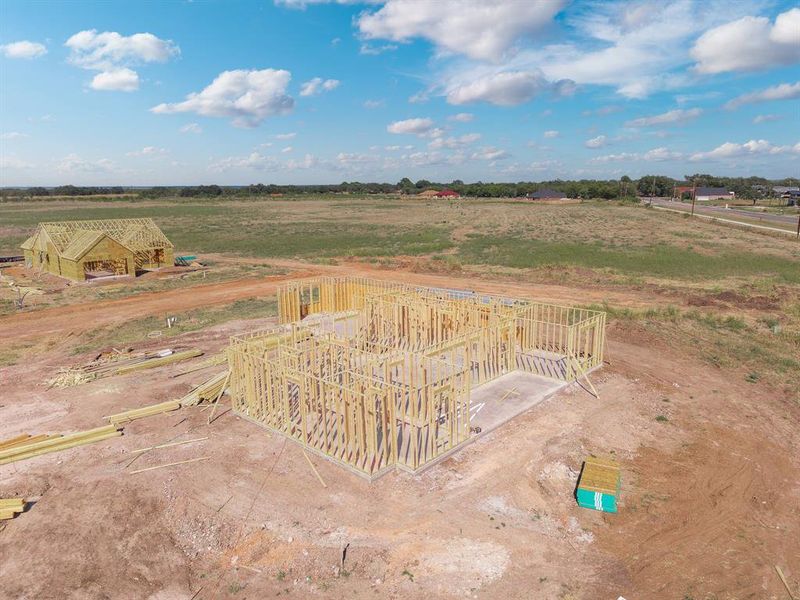 In-progress construction of a new home in , Early, TX (Image 6).